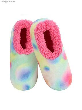 Faux Fur Slipper Socks Non Skid Sherpa Lined Cozy